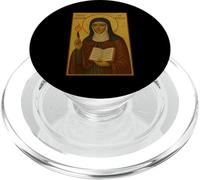 Icono católico de Santa Hildegarda de Bingen PopSockets PopGrip para MagSafe
