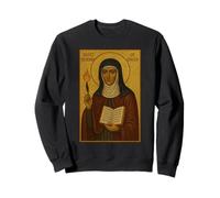 Icono católico de Santa Hildegarda de Bingen Sudadera
