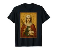 Icono católico de Santa Inés Camiseta