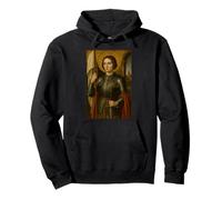 Icono católico de Santa Juana de Arco Sudadera con Capucha