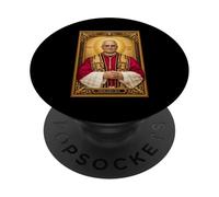 Icono católico del Papa León XIV PopSockets PopGrip Adhesivo