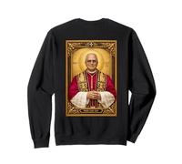 Icono católico del Papa León XIV Sudadera