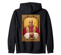 Icono católico del Papa León XIV Sudadera con Capucha