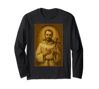 Icono católico Romano de San Carlos de Foucauld Manga Larga