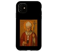 Ícono católico Romano de San Juan Pablo II Carcasa para iPhone 11