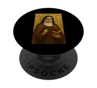 Icono católico Romano de Santa Edith Stein PopSockets PopGrip Adhesivo