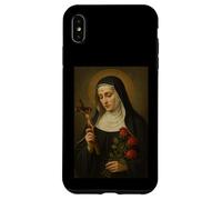 Ícono católico Romano de Santa Rita de Cascia Carcasa para iPhone XS MAX