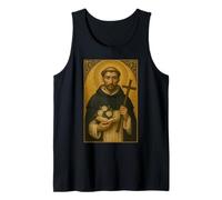 Icono católico Romano de Santo Domingo Camiseta sin Mangas