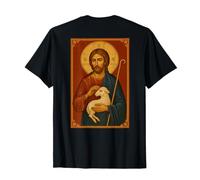 Icono Cristiano ortodoxo de Jesucristo el Buen Pastor Camiseta