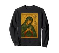 Icono Cristiano ortodoxo de la Virgen María del Lamento Sudadera