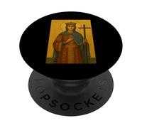 Icono Cristiano ortodoxo de Santa Elena PopSockets PopGrip Adhesivo