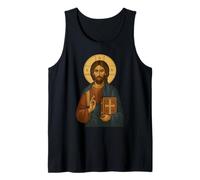 Icono Cristiano ortodoxo Jesucristo el Maestro Camiseta sin Mangas