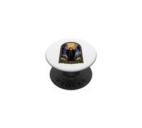 Icono de Arte católico gótico católico Paloma Santa escolástica PopSockets PopGrip Adhesivo