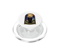Icono de Arte católico gótico católico Paloma Santa escolástica PopSockets PopGrip para MagSafe