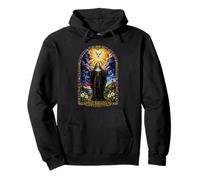 Icono de Arte católico gótico católico Paloma Santa escolástica Sudadera con Capucha