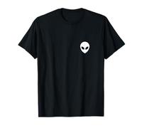 Icono de Cabeza alienígena - ET, Nave Espacial, área 51 OVNI, UAP, Universo Camiseta