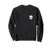 Icono de Cabeza alienígena - ET, Nave Espacial, área 51 OVNI, UAP, Universo Sudadera