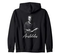 Icono de erudito de la filosofía Griega Antigua de Aristóteles Sudadera con Capucha
