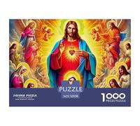 Icono de Figura Religiosa Puzzle de 1000 Piezas Papel para Adultos Estilo de Arte Clásico Juego de Puzzle 1000 Piezas Relajación Hogar Regalo 52x38cm/1000pcs