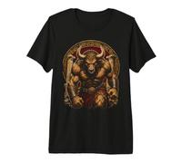 Icono de Guerrero de mitología del Laberinto Griego Antiguo minotauro Camiseta Premium