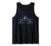 Icono de Ilustraciones piloto de aviación formación de avión de Combate patriótico Camiseta sin Mangas