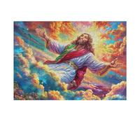 Icono de Jesús sobre el mar Puzzles 300 Piezas Construir Maquetas Detalladas Rompecabezas para Adultos Desafío Intelectual Juguete Educativo 3D Moderno 300 PCS