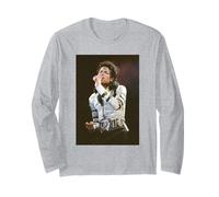Icono de la Superestrella del Pop de los 80 Live Bad World Tour Dirty Diana 1988 Manga Larga