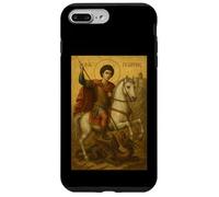 Ícono de San George Montando su Caballo y Matando a la Carcasa para iPhone 7 Plus/8 Plus