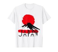 Icono de Viaje al Atardecer del Monte Fuji de Japón para Amantes de la Cultura Camiseta