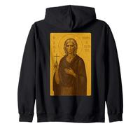Icono ortodoxo bizantino de Santa María de Egipto Sudadera con Capucha