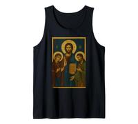 Icono ortodoxo de Cristo, la Madre de Dios y Juan Bautista Camiseta sin Mangas