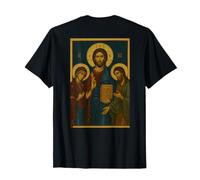 Icono ortodoxo de Cristo, la Theotokos y Juan Bautista Camiseta