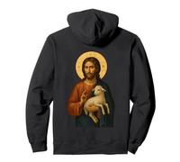 Icono ortodoxo de Jesucristo el Buen Pastor Sudadera con Capucha