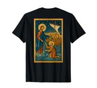 Icono ortodoxo de Jesús Caminando sobre el Agua Camiseta
