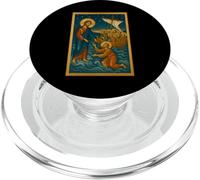 Icono ortodoxo de Jesús Caminando sobre el Agua PopSockets PopGrip para MagSafe