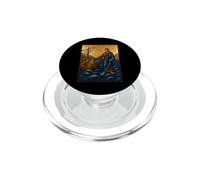 Icono ortodoxo de Jesús Caminando sobre el Agua PopSockets PopGrip para MagSafe