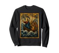 Icono ortodoxo de Jesús el Calmante del Mar Sudadera