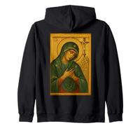 Icono ortodoxo de la Virgen María del Lamento Sudadera con Capucha