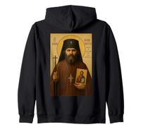 Ícono ortodoxo de Saint John Maximovitch Sudadera con Capucha