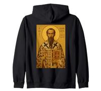 Icono ortodoxo de San Clemente de Alejandría Sudadera con Capucha