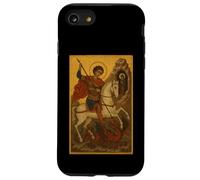 Ícono ortodoxo de San George Matando a la Bestia Carcasa para iPhone SE (2020) / 7/8