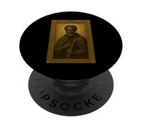 Icono ortodoxo de San Moisés el Negro PopSockets PopGrip Adhesivo