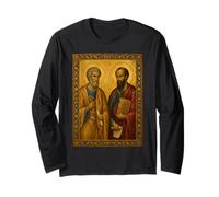 Icono ortodoxo de San Pedro y San Pablo Manga Larga