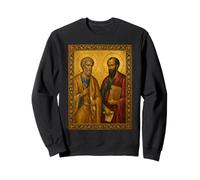 Icono ortodoxo de San Pedro y San Pablo Sudadera