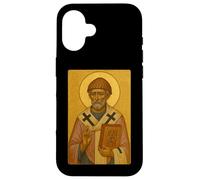 Icono ortodoxo de San Spyridon el Taumaturgo Carcasa para iPhone 16