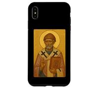 Icono ortodoxo de San Spyridon el Taumaturgo Carcasa para iPhone XS MAX