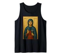 Icono ortodoxo de Santa Inés Camiseta sin Mangas