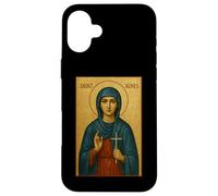 Icono ortodoxo de Santa Inés Carcasa para iPhone 16 Plus