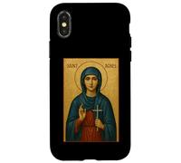 Icono ortodoxo de Santa Inés Carcasa para iPhone X/XS