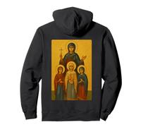 Icono ortodoxo de Santa Sofía y Sus Hijas Sudadera con Capucha